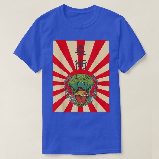 T-shirt Crocodile Kawaii Anime Alligator (Design devant)