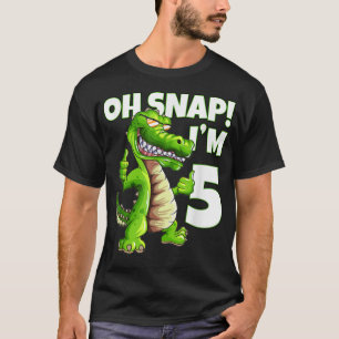 T-shirt Crocodile L'Eau Créateur Anniversaire Pour Les 5