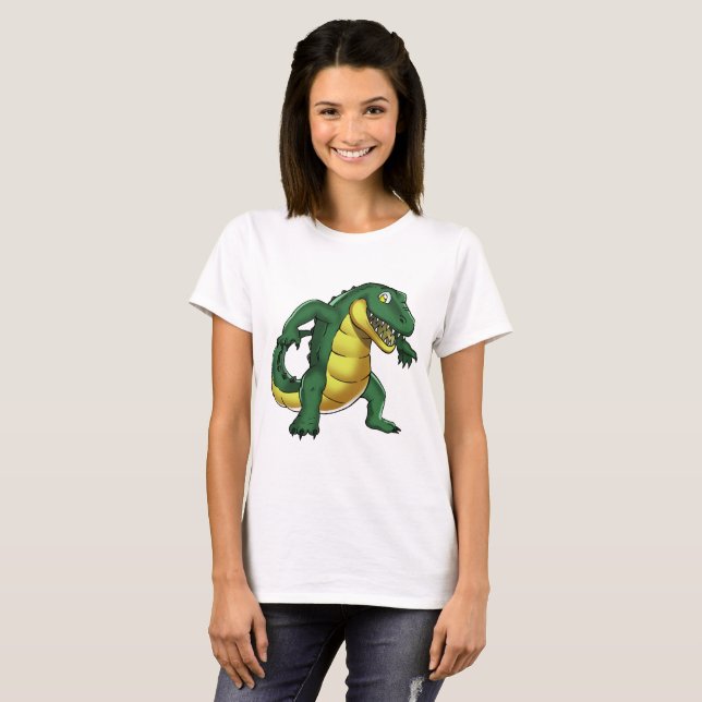 T-shirt Crocodile mignon (Devant entier)