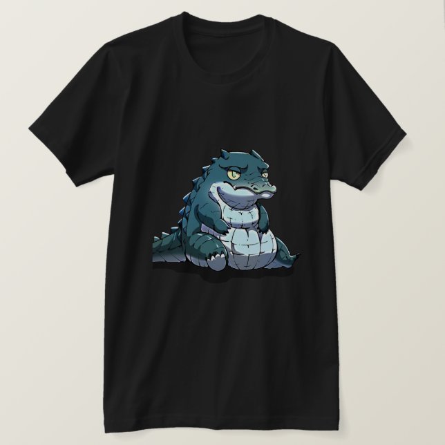 T-shirt Crocodile mignon - Crocodile mignon (Design devant)
