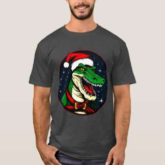 T-Shirt Crocodile Père Noël