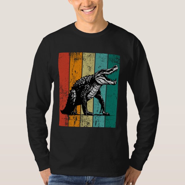 T-shirt Crocodile rétro (Devant)