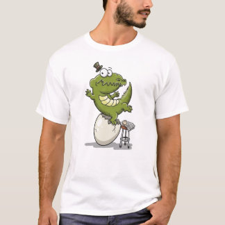 T-shirt Crocodile sortant d'un œuf