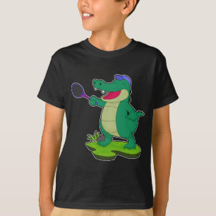 T-shirt Crocodile Tennis Tennis Raquette Sports