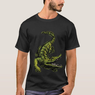 T-shirt Crocodile vintage classique