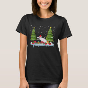 T-shirt Crocodile Xmas Arbre Éclairage Hommes Femmes Vilai