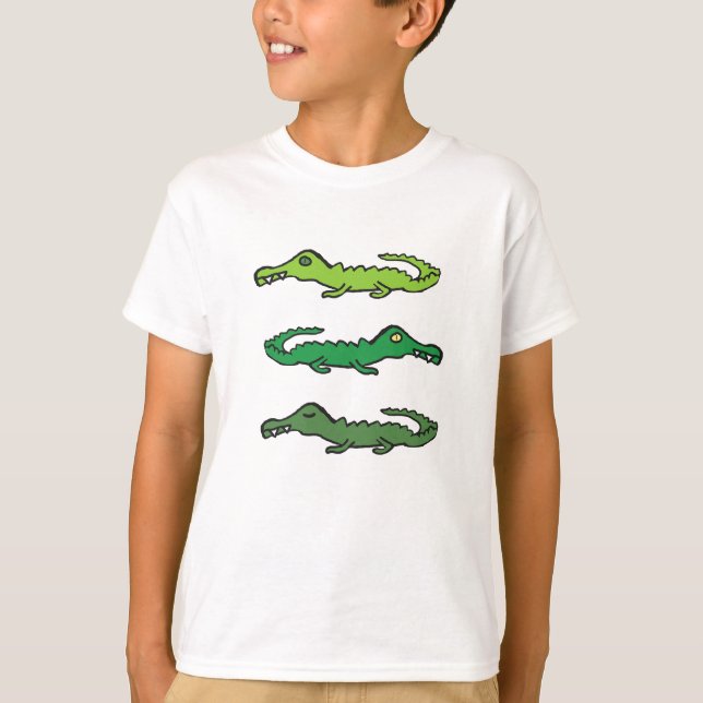 T-shirt Crocodiles et Alligators (Devant)