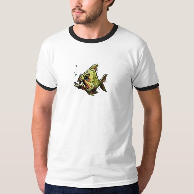 T-shirt crocs de poissons (Devant)