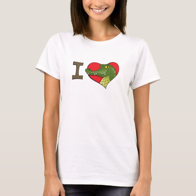 T-shirt Crocs du coeur I (Devant)