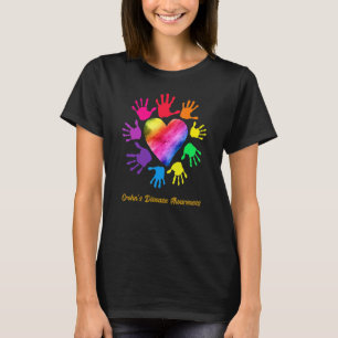 T-shirt Crohn's Disease Awareness Mains Crohn's Disease