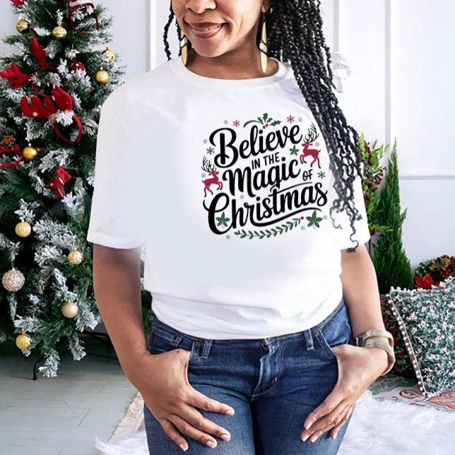 T-shirt Croire à la magie de Noël (Créateur téléchargé)