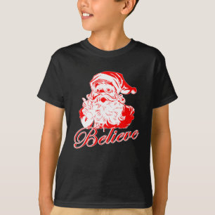 T-shirt Croire à la magie de Noël du Père Noël