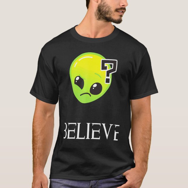 T-shirt Croire Alien Chemise (Devant)