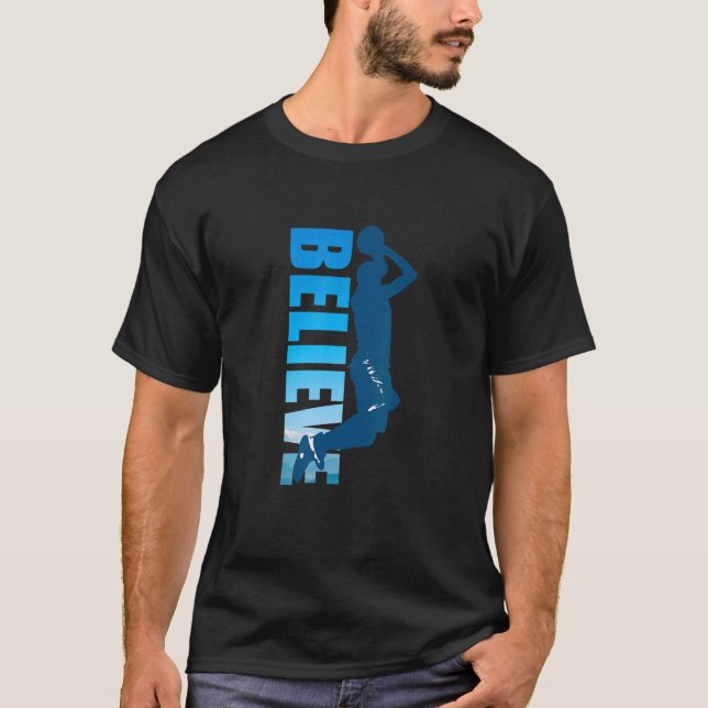 T-shirt Croire au basketball cool (Devant)