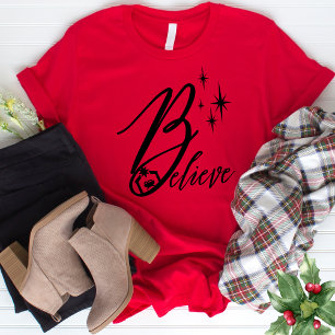 T-shirt Croire Au Miracle De Noël Jesus Manger