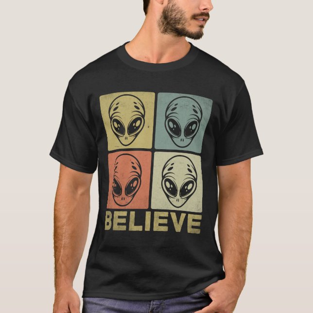 T-shirt Croire aux Aliens (Devant)