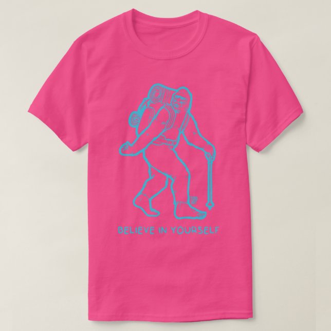 T-shirt croire bigfoot (Design devant)