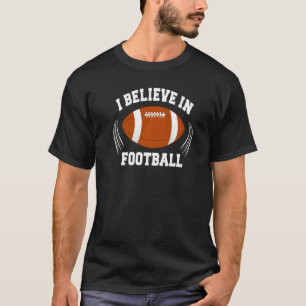 T-shirt Croire En Football Américain Femmes Hommes Enfants