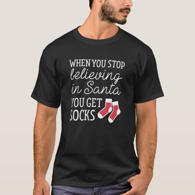 T-shirt Croire En Père Noël (Devant)