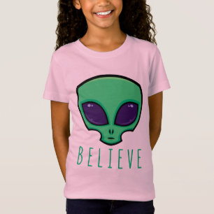 T-Shirt Croire la tête de l'Alien