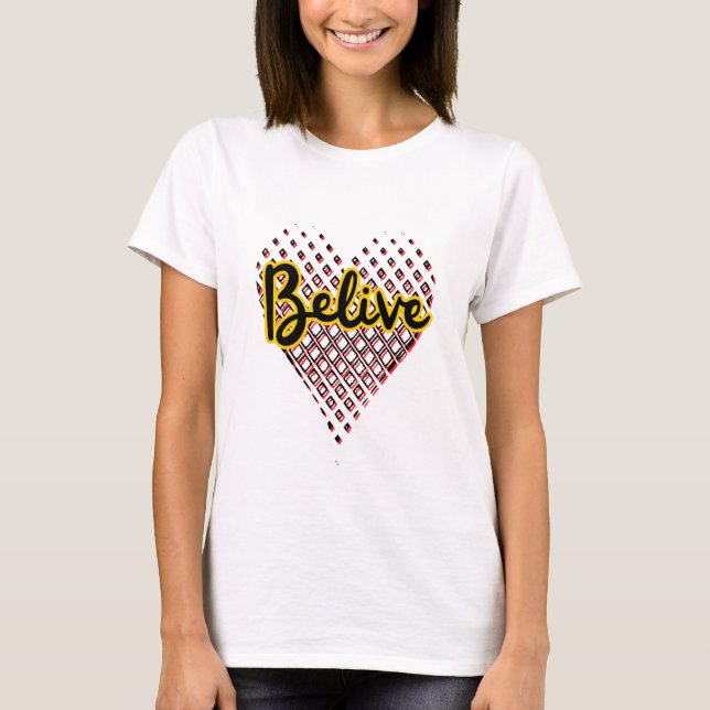 T-shirt croire l'amour (Devant)