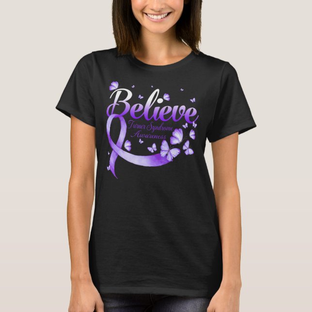 T-shirt Croire TURNER SYNDROME Papillon (Devant)