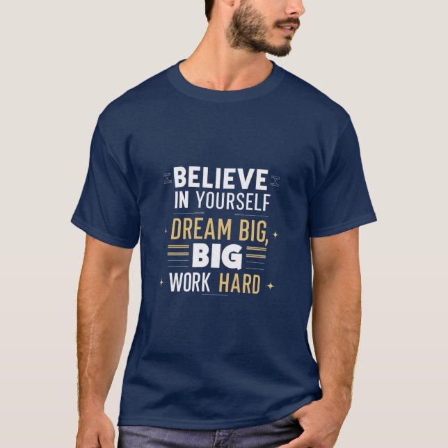 T-shirt Crois en toi-même (Devant)