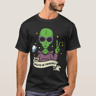 T-shirt Crois En Ton Espace Alien