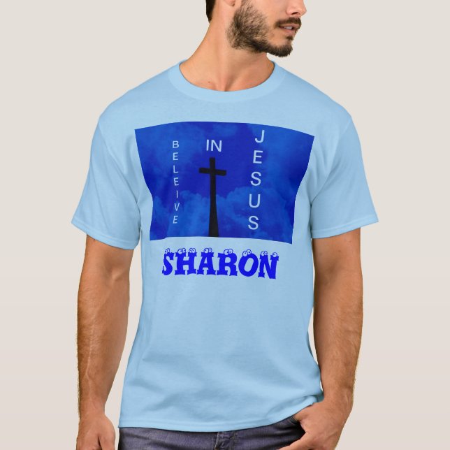 T-shirt CROISÉ BLEU de PAYS (Devant)