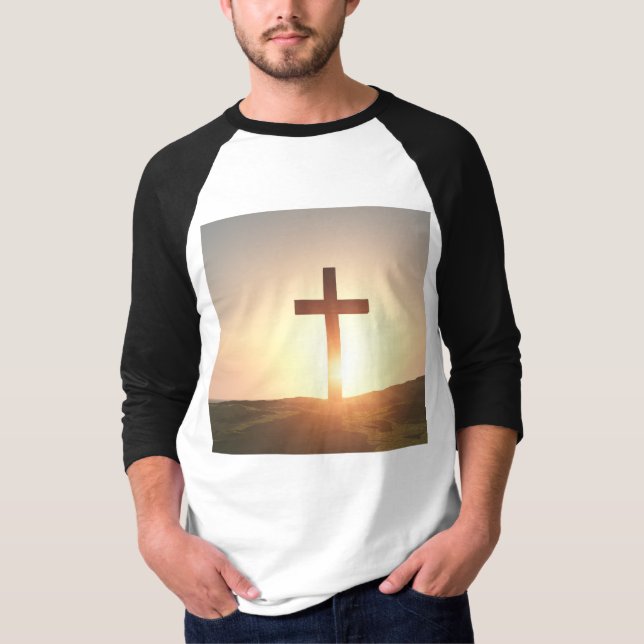 T-shirt croisé en bois (Devant)