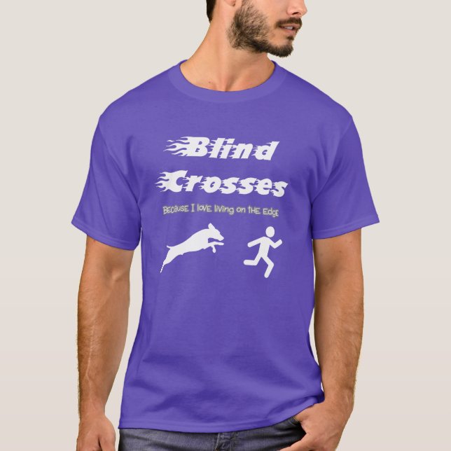 T-shirt Croisements aveugles - édition Weimaraner (Devant)