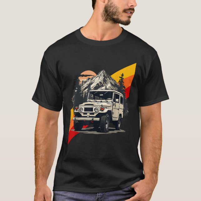 T-shirt Croiser 40 Series Mountain Offroad 4 Wheel Drive 4 (Devant)
