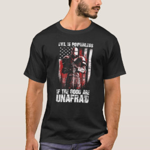 T-shirt Croisés Les Bons Ne Craignent Pas Combattre Le Mal