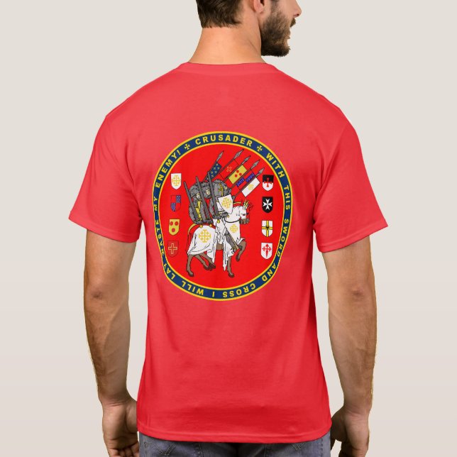 T-shirt Croisés sur la chemise de joint de mars (Dos)