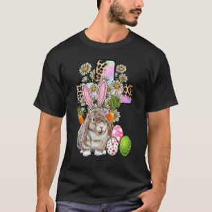 T-shirt Croisez Pâques Jour de Pâques Bonnets lapins Jour