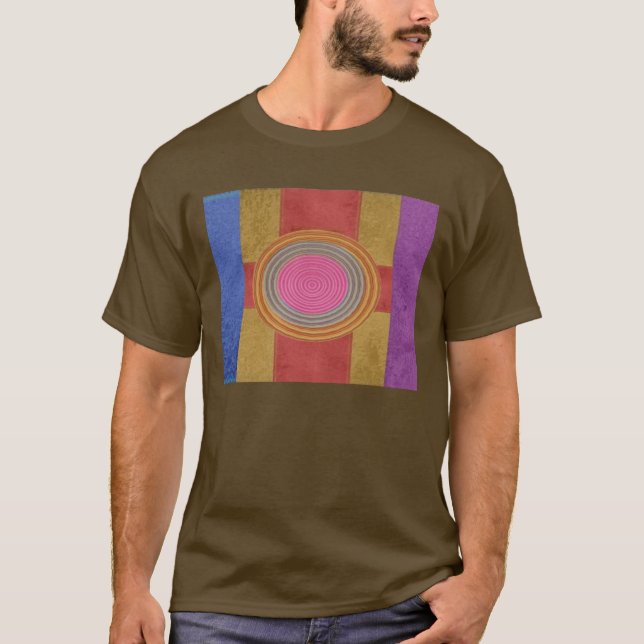T-shirt CROISEZ votre coeur - couleur en soie Pallete du (Devant)