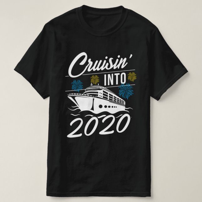T-shirt Croisière 2020 Nouvel An Ocean Adventure Cruise Gi (Design devant)
