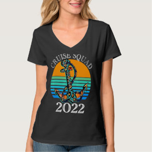 T-shirt Croisière 2022 Ancre Leopard de cowhide Croisière