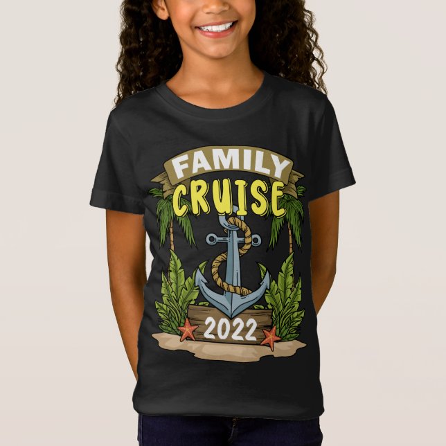 T-Shirt Croisière 2022 Cadeau Croisière Famille (Devant)