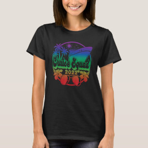 T-shirt Croisière 2022 Voyage d'été Hommes Femmes Enfants 