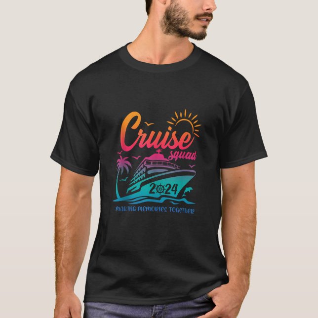 T-shirt Croisière 2024 Rassembler les souvenirs de famille (Devant)