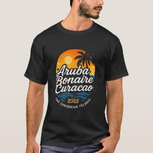 T-shirt Croisière 2025 Îles Abc Aruba Bonaire Curacao Vaca
