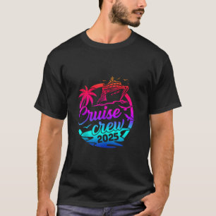T-shirt Croisière 2025 Voyage d'été Vacances amusant Match