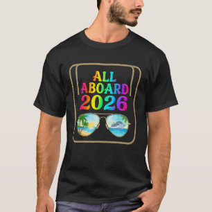 T-shirt Croisière à bord de l'équipe de croisière familial