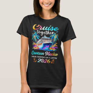 T-shirt Croisière à Cancun 2026 vacances en famille en cro