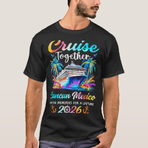 T-shirt Croisière à Cancun 2026 vacances en famille en cro