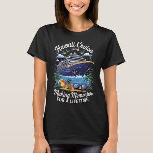 T-shirt Croisière à Hawaï 2026 Voyage de vacances Correspo