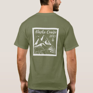 T-shirt Croisière Alaska 2023 croisière famille 2 côté