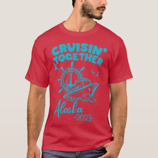 T-shirt Croisière Alaska 2023 Famille amis et groupe été