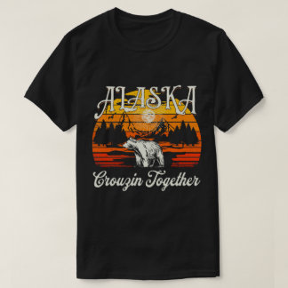 T-shirt Croisière Alaska 2025 Famille amis vacances